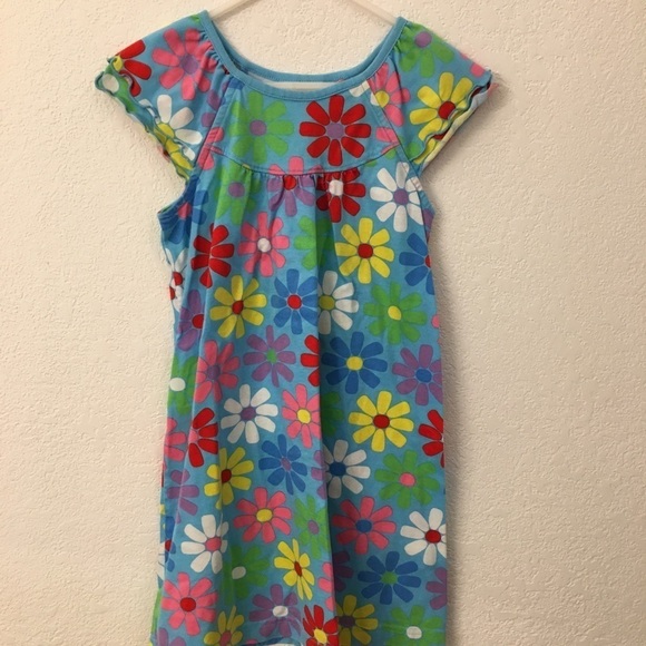 Hannah Andersson flower pattern dress size 6-7 - Picture 1 of 10